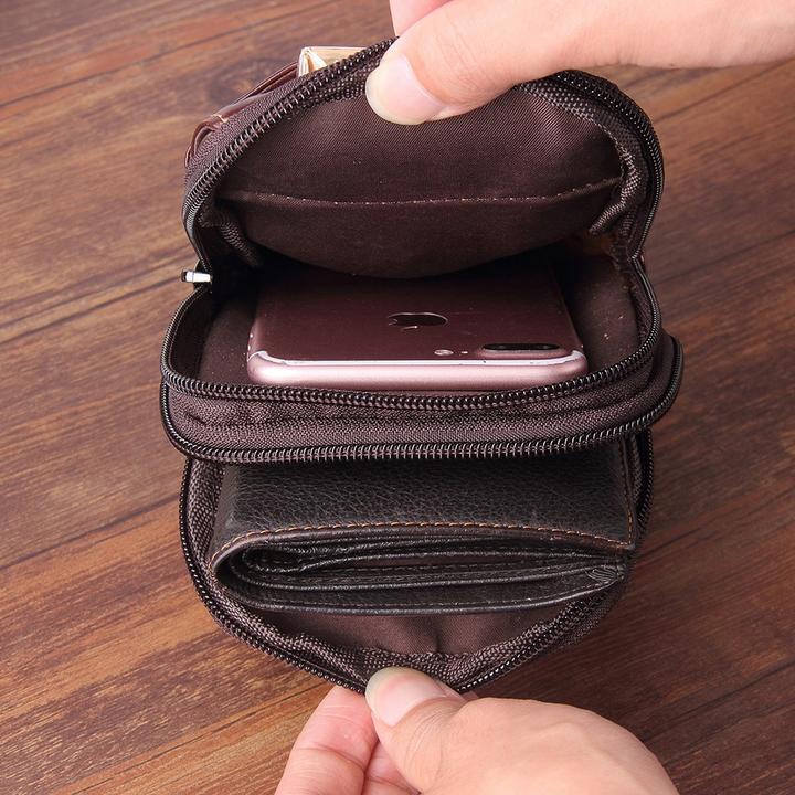 Produktbild Cover-Discount Universal - Doppel Zipper Gurttasche braun