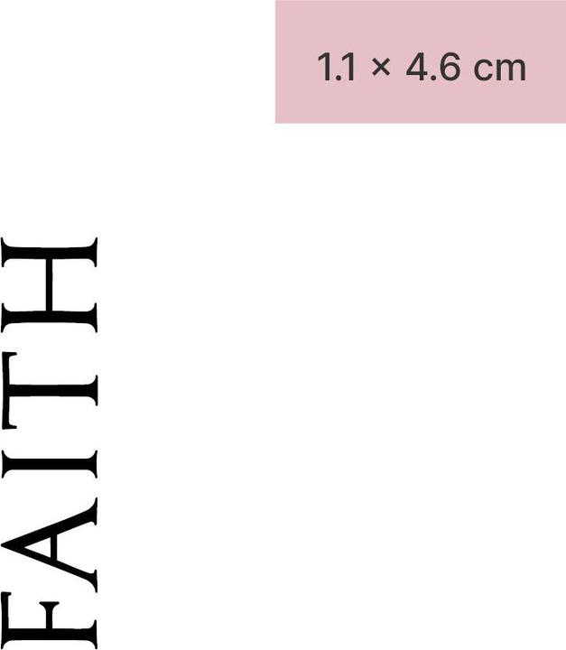 Image du produit minink Tatouage temporaire - FAITH