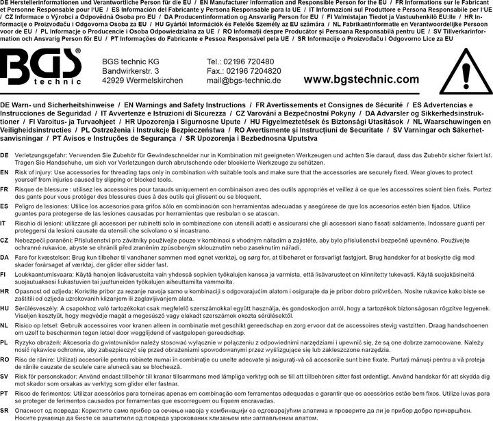 Immagine prodotto BGS Contafiletti doppio, 52 metrico 0,25 - 6,0 mm, Whitworth 4G - 62G (0.60 cm)