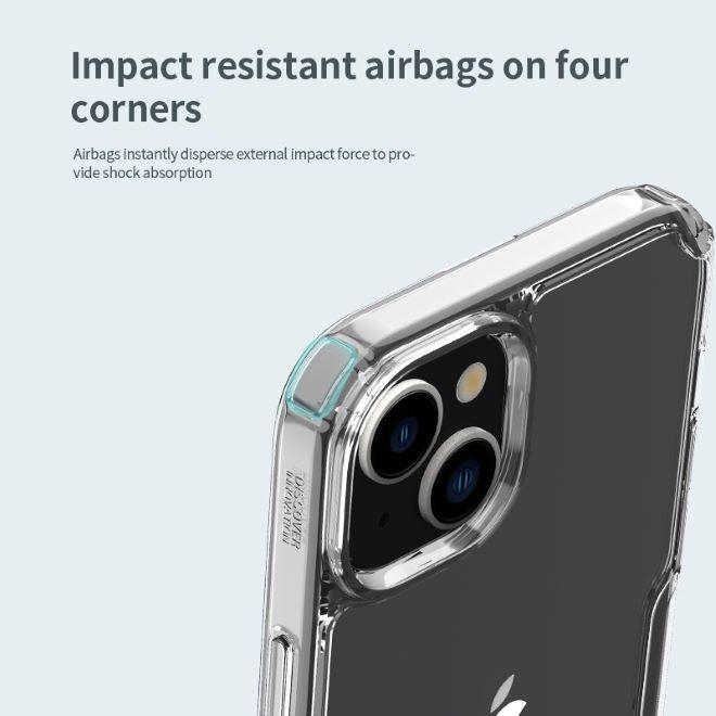 Immagine prodotto Nillkin Custodia Armor Nature Pro per iPhone 15 Plus - bianca (Apple iPhone 15 Plus)