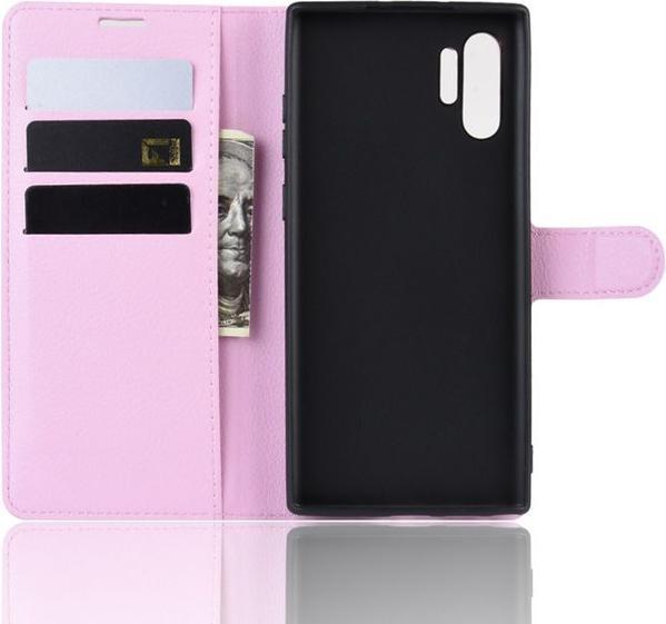 Actual product image MU Classic Litchi Leather Bookcover Series (Samsung Galaxy Note 10+ 5G, Samsung Galaxy Note 10+)