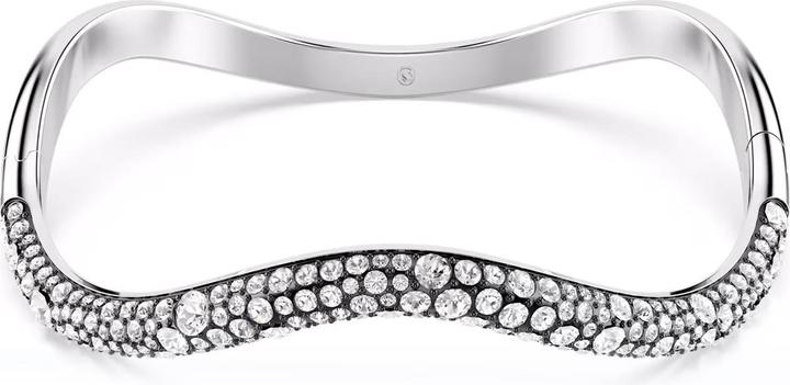 Swarovski Sublima Armreif Rundschliff Weiss (Swarovski Metall)