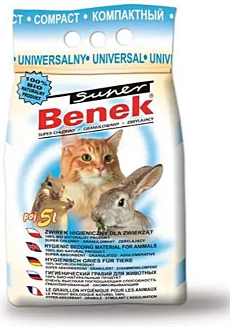 Productafbeelding Certech Super Benek Universal Compact - Kattenbakvulling klonterend 5 liter (Bindmiddel, Niet-stuivend)