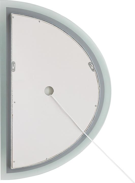 Immagine prodotto Beliani Specchio LED da parete semicircolare ø 80 cm argento BEZONS (49 x 80 cm)