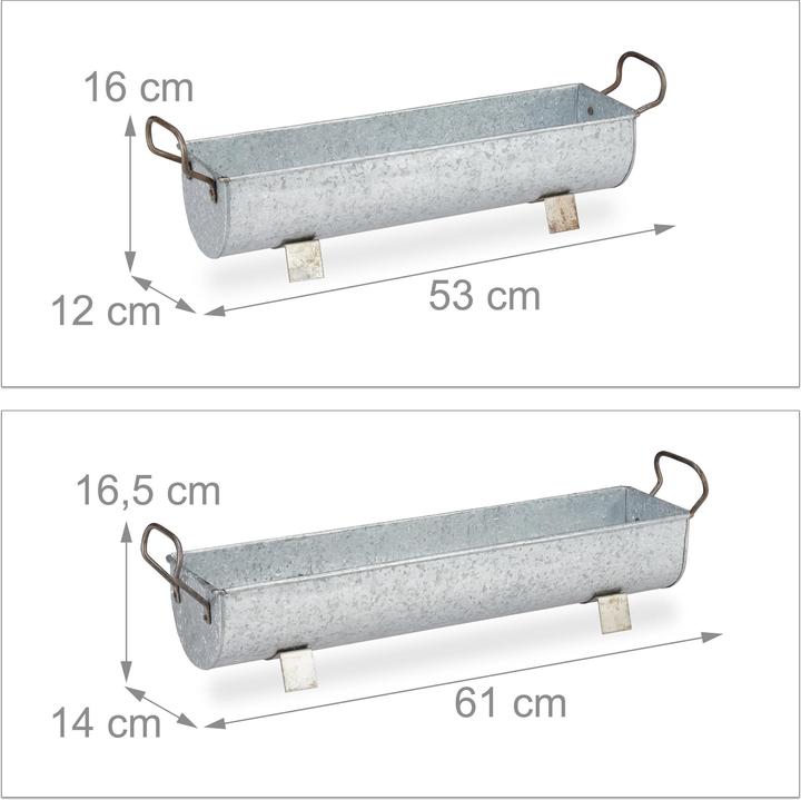 Produktbild Relaxdays Blumenkasten (61 cm)