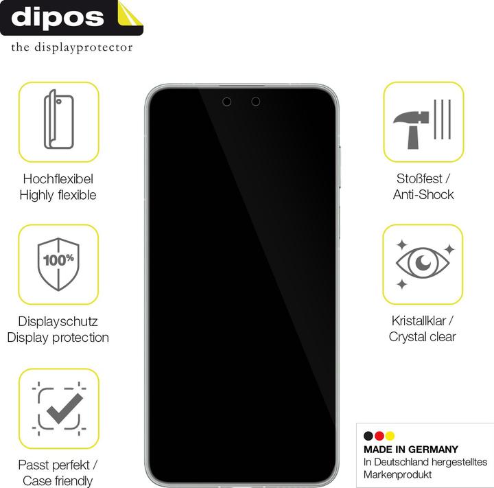 Immagine prodotto Dipos 3D Full-Cover Pellicola Protettiva (1 Pezzo/i, Compagno S)