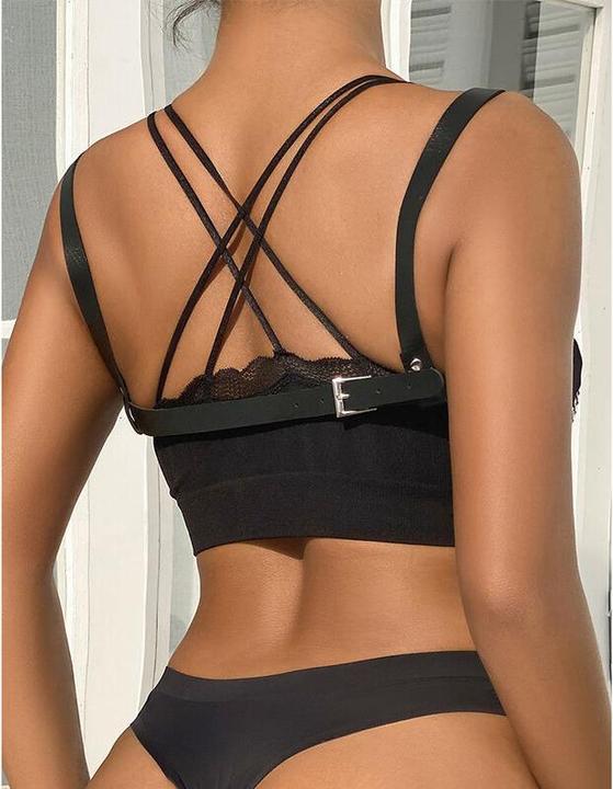 Immagine prodotto Subblime 953713 Cintura Bondage Punk Con Fibbia In Metallo Nera Taglia Unica