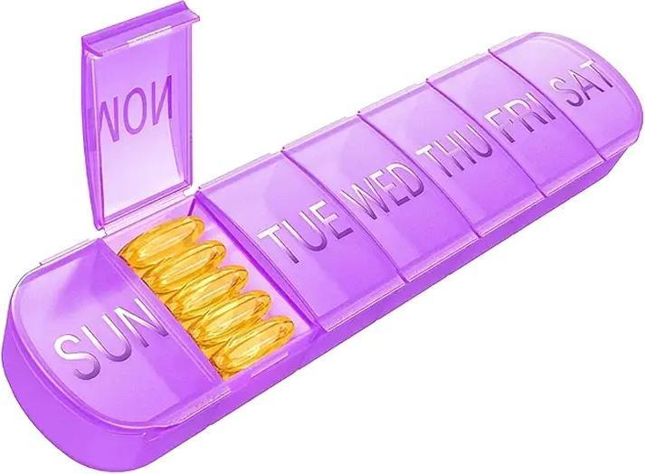 Cbx Tablettenbox 7 Tage – Wochen Pillendose mit grosser Kapazität