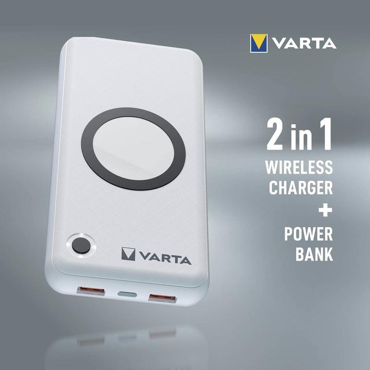 Produktbild Varta Wireless Power Bank + Ladekabel (20000 mAh, 20 W, 74.74 Wh)