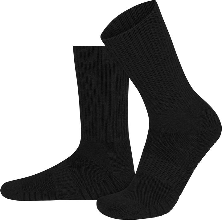 Normani 4 Trekkingwollsocken mit Polstersohle und Komfortbund