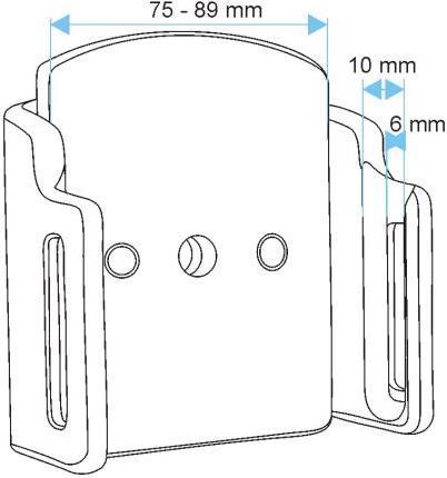 Produktbild Brodit Halter Universal passiv