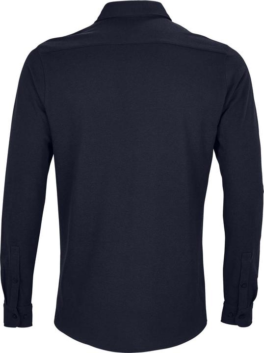 Actual product image Neoblu Mens Basile Piqué Organic Long-Sleeved Shirt (XXL)