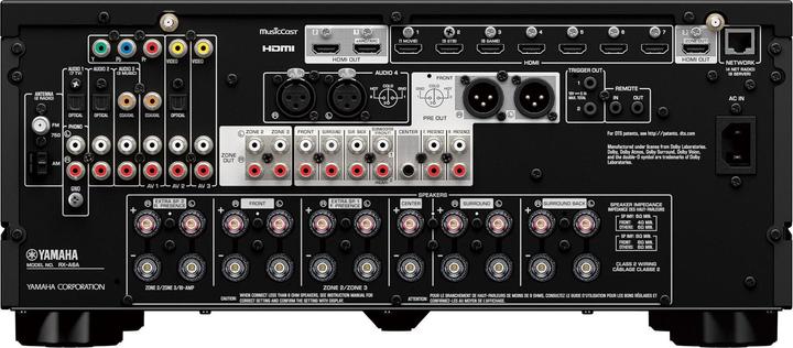 Image du produit Yamaha RX-A6A *noir* Récepteur Aventage 9.2 canaux avec Surround:AI (9.2 canaux, FM, AM, DAB)