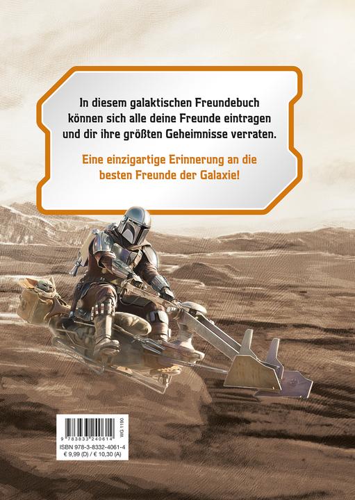 Actual product image Panini Star Wars The Mandalorian: Freundebuch (German, Panini, 2021)