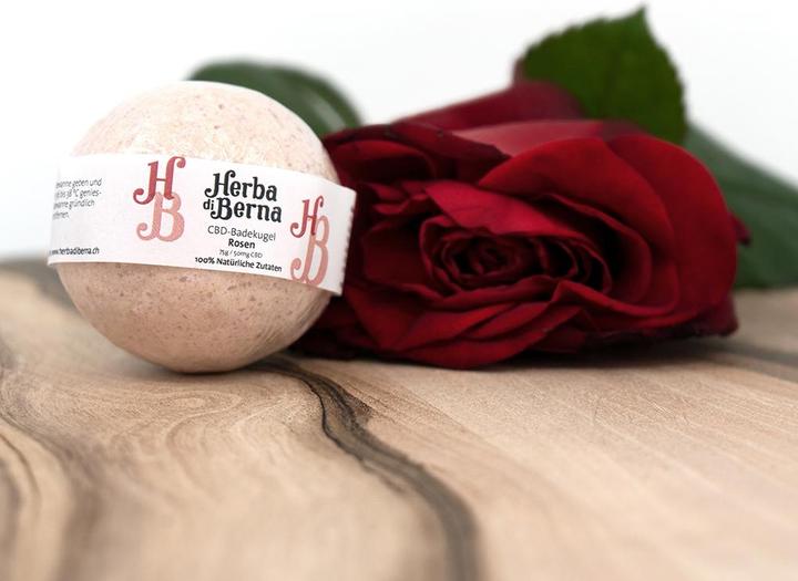 Image du produit Herba di Berna Boule de bain Rose (Bombe de bain)
