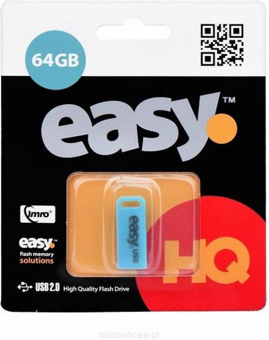 IMRO Pendrive EASY / 64 Go (64 Go, USB 2.0, Bialy couleur) (64 Go, USB-A, USB 2.0)