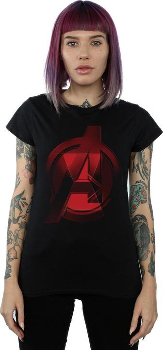 Immagine prodotto Maglietta in cotone con logo della Vedova Nera del film Avengers Donna/Ladies (M)