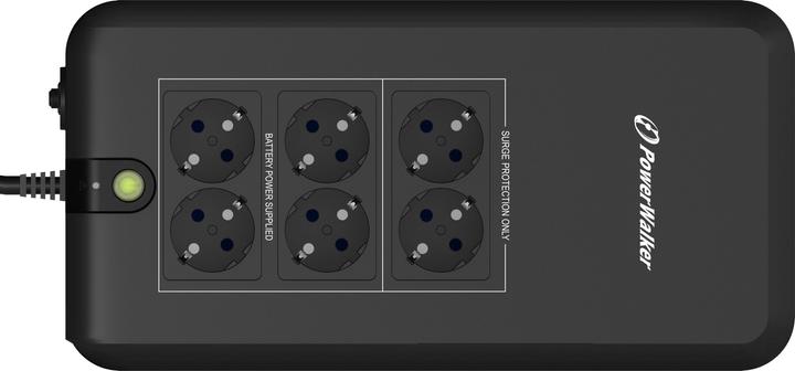 Produktbild Powerwalker VFD 800 APFC 800VA / 420W Offline USV Active Power Factor Correction Wandmontage (800 VA, 420 W, Standby USV)
