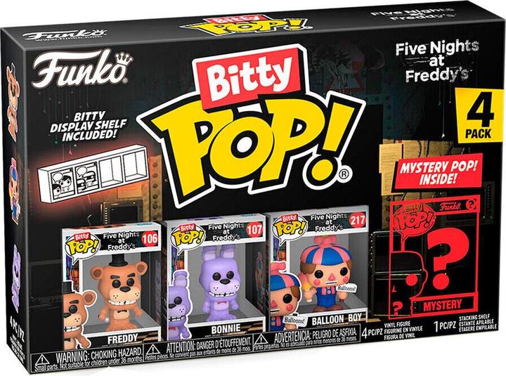 Produktbild Funko Five Nights At Freddy's: Bitty POP Espositore 12 Pz Assortimento 4-Packs