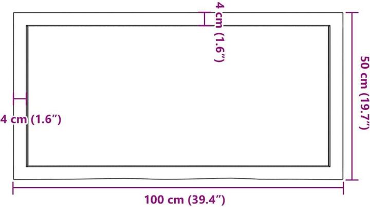 Immagine prodotto VidaXL Lian (100 x 50 x 4 cm)