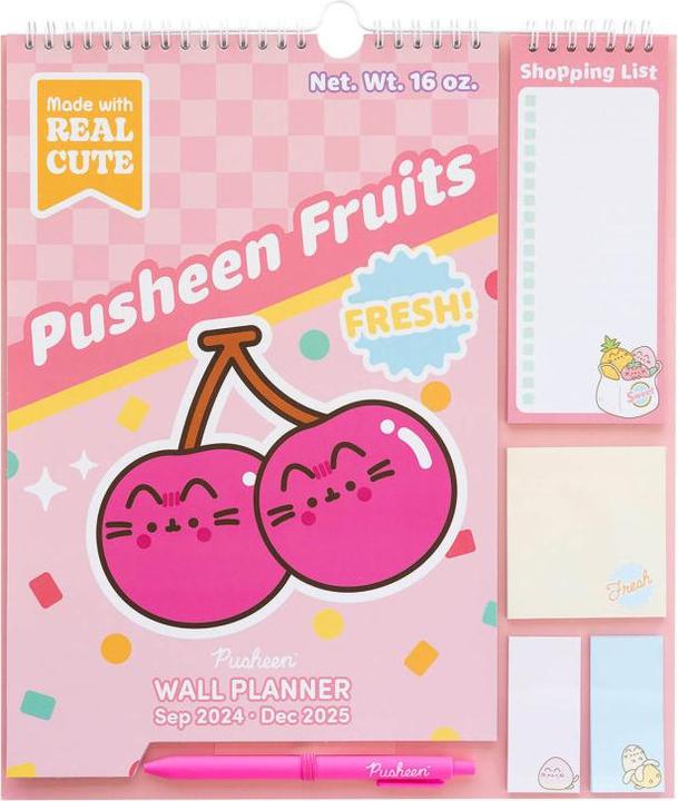 Produktbild Pusheen – Wandkalender/Planer 2024/2025 (30 x 34 cm, Italienisch, Französisch, Englisch, Spanisch)