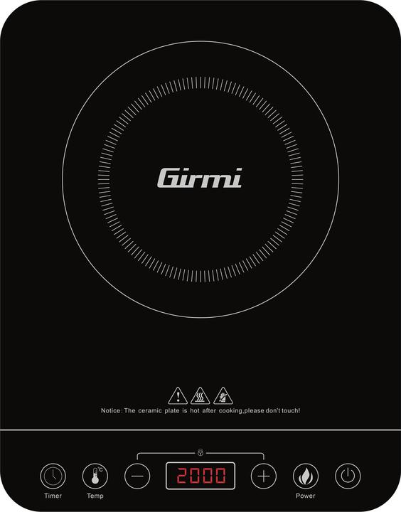 Produktbild Girmi Electric induction cooker 1d.PI03 (2000W)