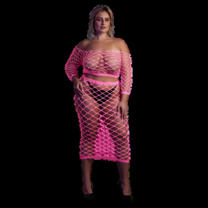 Produktbild Ouch! Long Sleeve Crop Top and Long Skirt (XL, XXL, 3XL)