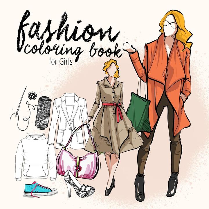 Immagine prodotto Grafica:Libro da colorare di moda per ragazze