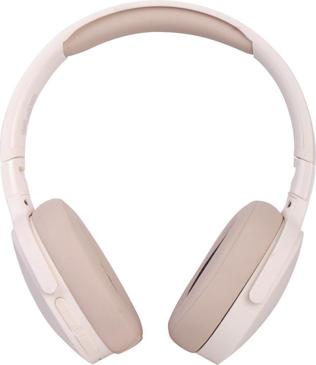 Produktbild Trevi DJ 12E45 BT Kabelgebundenes und schnurloses Headset A Pavilion Musik und Bluetooth-Anrufe Creme (7 h, Kabelgebunden)