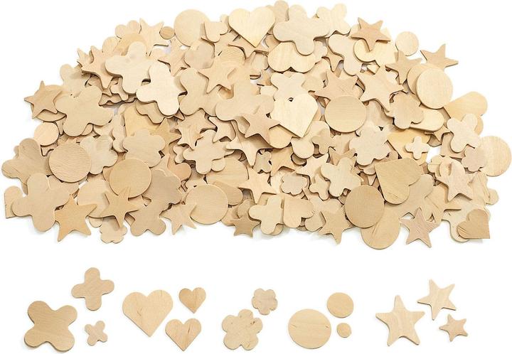 Produktbild Colorations Färbungen – Natürliche Holzformen in 5 Designs, 350 Stück.