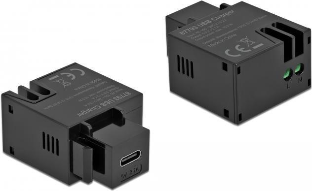 Immagine prodotto Delock Modulo Keystone con presa di ricarica USB Type-C™ 2.1 A nero (10.50 W)