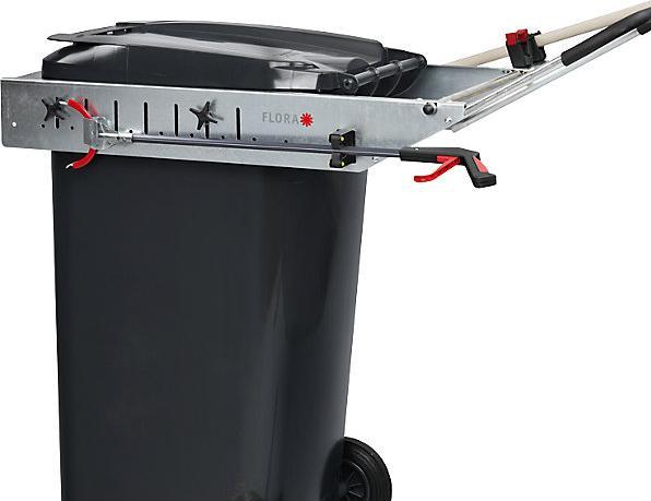 Produktbild Flora Mülltonnen-Rahmen CARRIER PICK UP, mit Handgriff und Werkzeughalterung, ab 1 Stk (240 l)