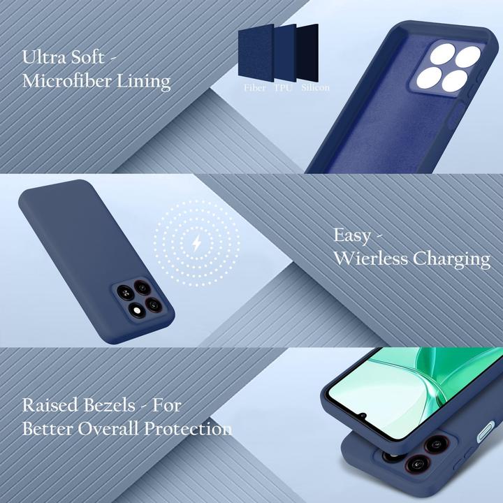 Immagine prodotto Cadorabo Custodia per ZTE Blade A35 / A55 TPU Liquid Silicone Case (HTC A55)