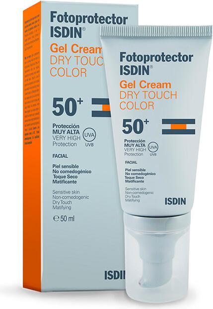 Immagine prodotto Isdin FOTOPROTECTOR Crema Gel Colore Tocco Secco SPF50 50ml (Crema solare viso, SPF 50+, 50 ml)