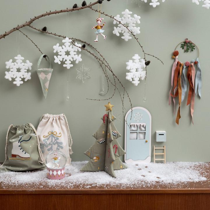Actual product image Fabelab Embroidered Christmas tree