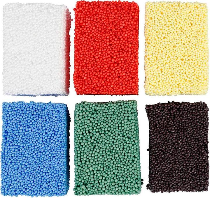 Productafbeelding Creativ Company Soft Foam Clay standaard kleuren, 6x10gr.