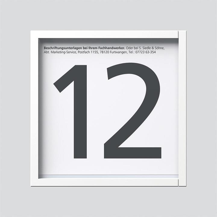 Actual product image Siedle Information field