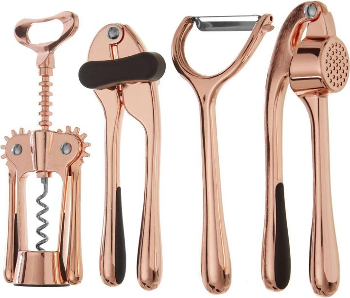 Immagine prodotto Fifty five south Set di 4 pezzi di gadget da cucina Paragon Rosé Gold