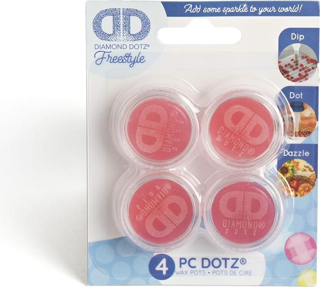 Immagine prodotto Diamond Dotz Vasetti di cera Freestyle 1 set = 4 pezzi