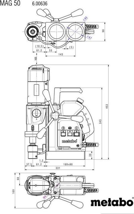 Immagine prodotto Metabo Carotatrice magnetica