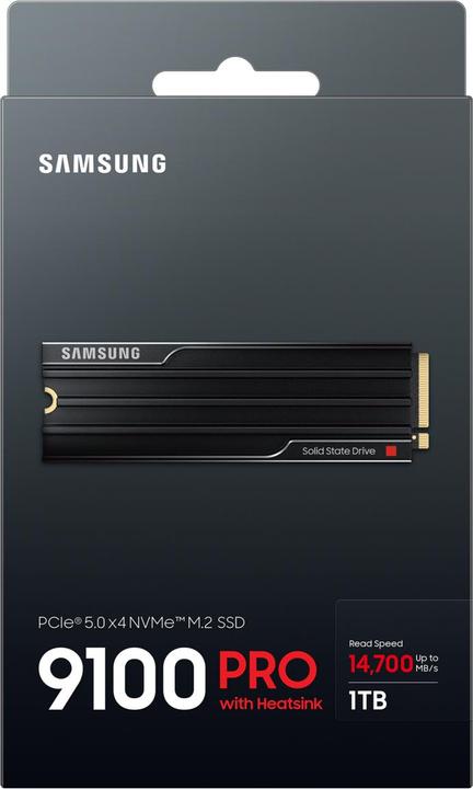 Actual product image Samsung 9100 PRO with Heatsink (1000 GB, M.2 2280)