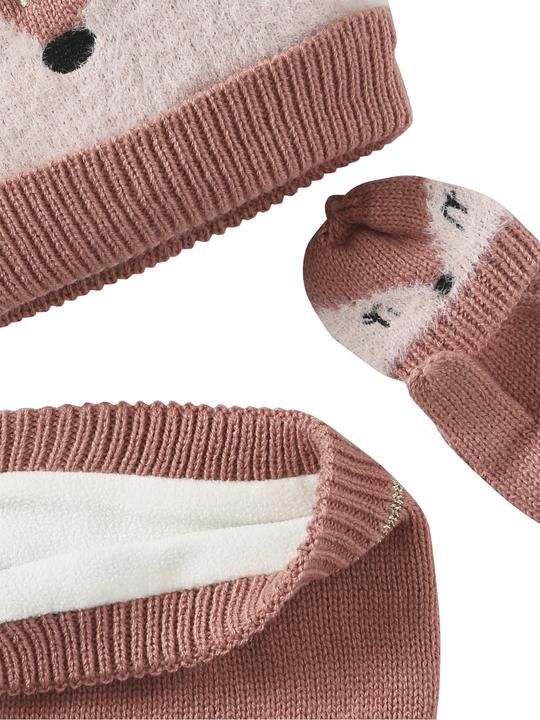 Image du produit Vertbaudet Set cadeau de Noël pour filles : bonnet, écharpe et gants