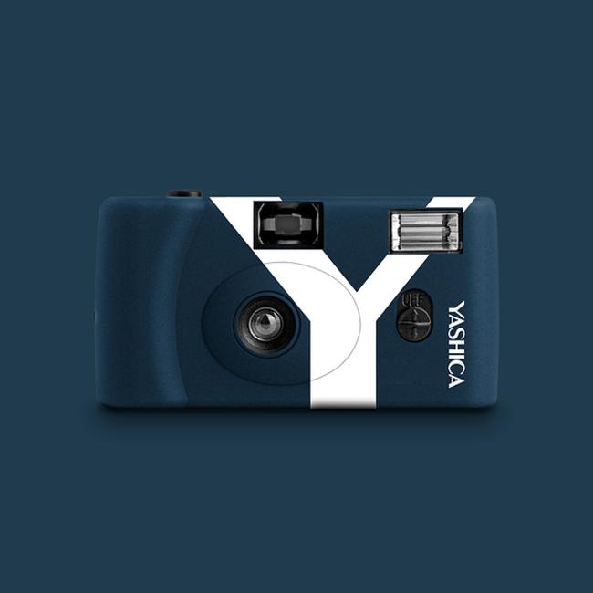 Actual product image Yashica MF-1 Snapshot Art Camera Y Edition Dark Blue with 1 Film 400/24