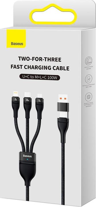 Actual product image Baseus Flash Series II USB Type C (1.20 m, USB 3.2 Gen 1)