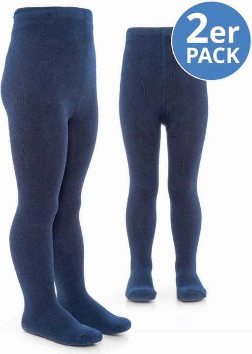 Image du produit La Loona LaLoona Bébé Collants Paquet de 2 - Marine - - (50/56)