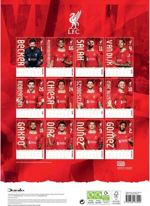 Immagine prodotto Score Draw Calendario da Parete (A3, Tedesco)