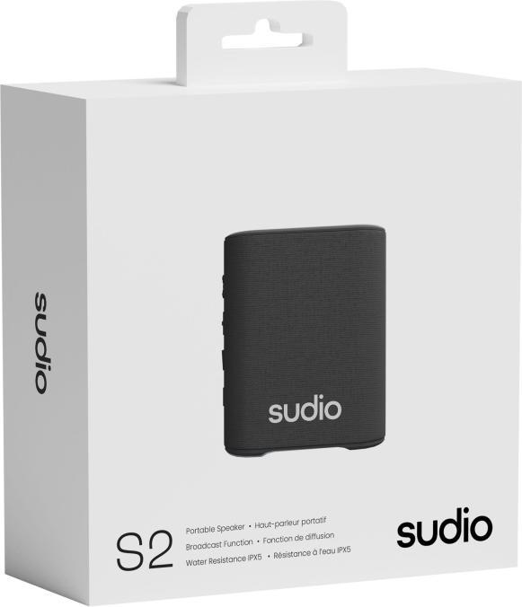 Produktbild Sudio Wireless Speaker S2 Wireless - Black (5 h, Akkubetrieb)