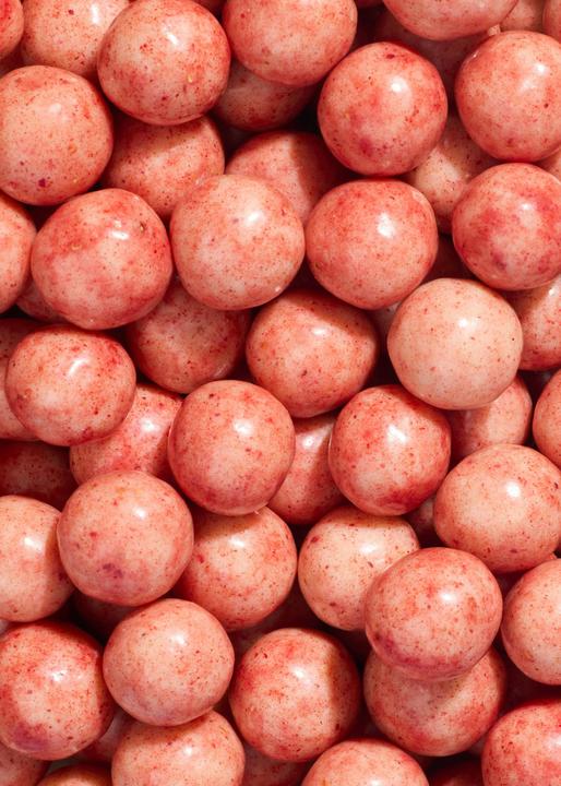 Produktbild KoRo Reis-Crispies in weisser Schokolade mit Erdbeerpulver (1000 g)