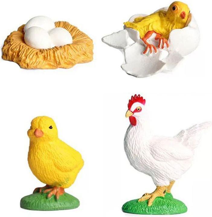 Immagine prodotto Set di figure giocattolo del gallo del ciclo di vita