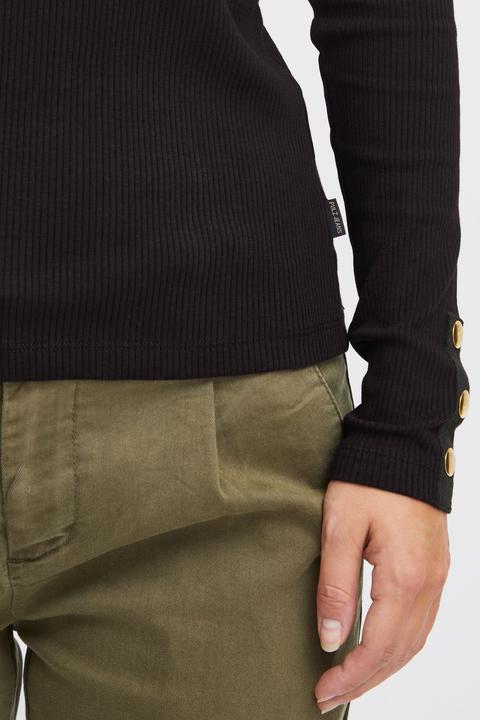 Actual product image Pulz Jeans PZHAVANA Long Sl Tshirt - 50207348 (L)